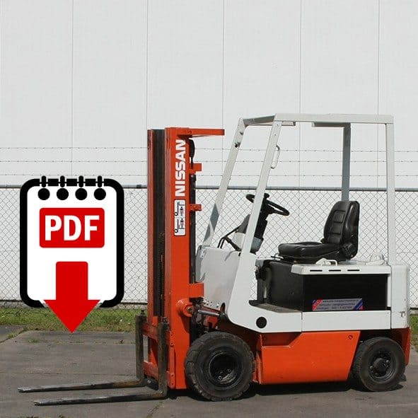 Spare parts catalog and manual for forklift NISSAN