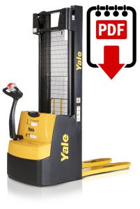 Yale MSW020-E (A895) Forklift Repair Manual