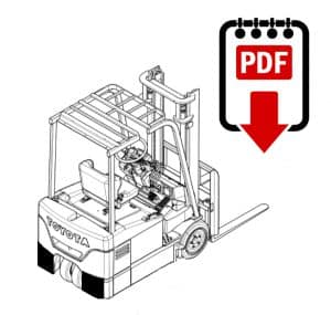 Toyota 1DZ-II Forklift Engine Repair Manual