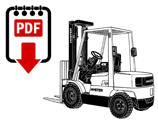 Hyster H4.0FT5 (P005E) Forklift Repair Manual